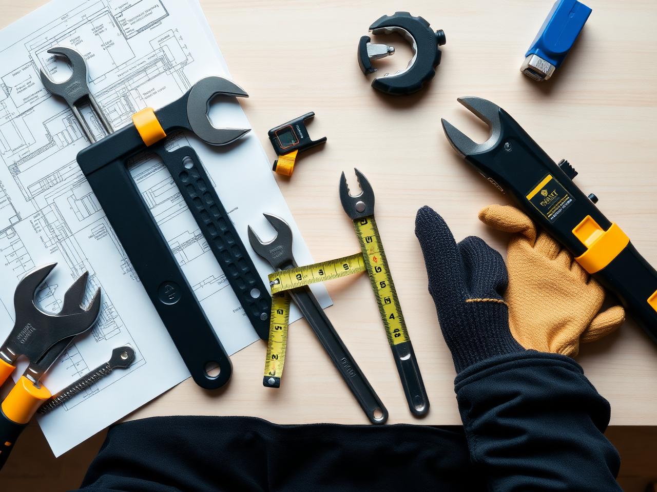 Dublin sparks automation client — tools flatlay